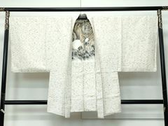 平和屋着物▽上質な色無地　単衣　紋意匠　遠州茶色　正絹　逸品　DAAS0486az 平和屋着物▽上質な色無地 単衣 紋意匠 遠州茶色 正絹 逸品 DAAS0486az