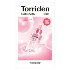 Torriden (トリデン) セルメイジング コラーゲン ポア パーフェクティングマスク【25ml×9枚】 箱なし コラーゲン 保湿 敏感肌 乾燥肌 韓国コスメ 送料無料 ポスト投函