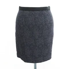 プロポーション ボディドレッシング PROPORTION BODY DRESSING スカート ボトムス ミニ丈 タイト 花柄 薔薇 1 ブラック ※EKM