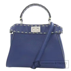 FENDI フェンディ ピーカブー ミニ セレリア 2WAY ハンドバッグ カーフ レディース [中古]