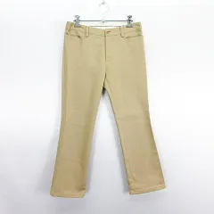 エムケー ミッシェルクラン MK MICHEL KLEIN パンツ ボトムス ブーツカット ストレッチ 38 ベージュ ※EKM