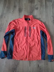 THE NORTH FACE ザノースフェイス オレンジ/ネイビー ウィンドブレーカー ジャケット