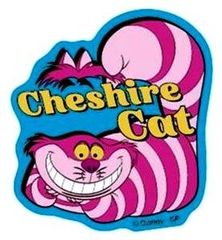 DS6783-267　キャラクター ステッカー シール  不思議の国のアリス （ チェシャ猫 ) 　デコステッカー ディズニー