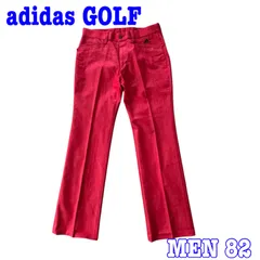 adidas GOLF アディダスゴルフ ロゴ刺繍 コットン混 速乾性 ストレッチ ゴルフパンツ 82