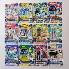 ② 霧矢あおい 12枚セット ラッキーパイロットジャケット ラッキーパイロットスカート ラッキーパイロットブーツ クリアガラストップス クリアガラススカート スパークリングノワールトップス スパークリングノワールスカート ほか／ アイカツ！ Aikatsu！