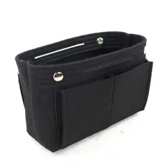 バッグインバッグ フェルト インナーバッグ 小物入れ バッグ ポーチ 整理 整頓 ブラック