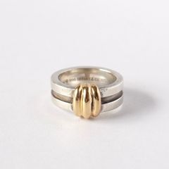 nil due nil un DOUBLE SIGNET RING SILVER - メルカリ