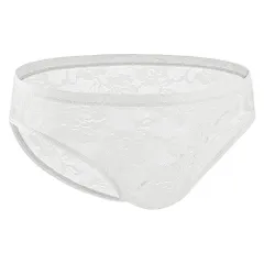 ブリーフ メンズ ショーツ セクシー ローライズ パンツ 透ける レース 通気性 透け感 ストレッチ 前閉じ 下着 大きいサイズ 柔らか フィット 高級感 男性 ms-029