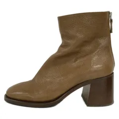 FABIO RUSCONI(ファビオルスコーニ) ショートブーツ 35 レディース - ブラウン アウトソール張替済 レザー