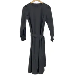 ブルーレーベルクレストブリッジ ワンピース サイズ38 M レディース美品  - ダークグレー×ダークグリーン×マルチ