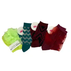 kiwanda/キワンダ/靴下/３足/サイズ22-24.5㎝/deux plus undemi/ドゥプリュスアンドゥミ/1足/サイズF/4足セット/RS0643