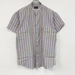古着 used　90s　Christian Dior　クリスチャン・ディオール　半袖シャツ　ストライプ　マルチカラー　Mサイズ