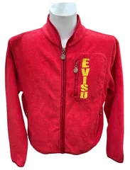 EVISU エヴィス 赤 フルジップジャケット 90's  アウター メンズ　38サイズのサムネイル