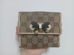 ヴィンテージ グッチ 二つ折り財布