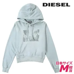 新品・未使用 ディーゼル DIESEL [Mサイズ相当] スウェットパーカー レディース グラフィックプリント オーバルDワンポイント刺繍 レギュラーフィット 長袖 F-REGGY-HOOD-G5