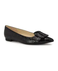 ナインウェスト レディース シューズ スリッポン・ローファー Nine West Womens Jesike Slipon Pointy Toe Dress Flats Silver シルバーのサムネイル