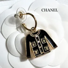 美品 CHANEL シャネル パールボタンジャケット ココマーク ピアス 片耳用 ゴールド 刻印あり　a15