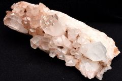 マダガスカル産 タンジェリンクォーツ 水晶クラスター 3kgオーバー