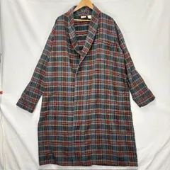 L.L.Bean チェック ロングガウン ローブ item ID100133 サイズXL 08031805 01 ベルト欠損のサムネイル