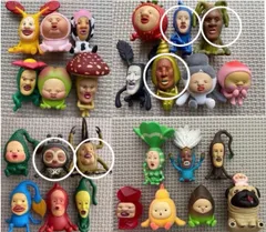 【５個セット】　こびとづかん おすわりマスコット　2 ガシャポン　ガチャガチャ　ガチャ　フィギュア　こびとずかん　こびと図鑑　イチゴクレナイ　シノビイエコビト　バイブスマダラ　アラシクロバネ　タカラコガネ　カクレケダマ　カクレモモジリ　シークレット