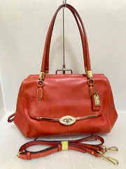 coach コーチ マディソン 2way バッグ 25169 オレンジ系