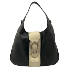 GUCCI(グッチ) ショルダーバッグ ディオニュソス ミディアム ホーボー 446687 黒×アイボリー レザー