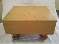 未使用品！ 囲碁盤 厚み18cm 6寸 木製/検索 囲碁 将棋 欅 本榧 新榧