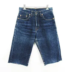 リーバイス Levi's 557 デニム ジーンズ ボトムス ハーフパンツ 裾カットオフ 27 インディゴ ※EKM