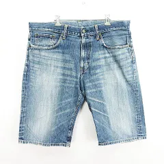 エドウィン EDWIN 503 50331 デニム ジーンズ ボトムス ハーフパンツ ユーズド加工 36 インディゴブルー ※EKM