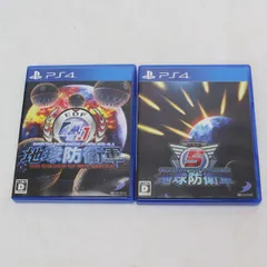 132)PS4 地球防衛軍5と4.1セット ソフト
