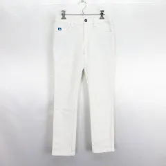 アディダス adidas テーラーメイド パンツ ボトムス スキニー ストレッチ S ホワイト ゴルフウェア ※EKM