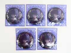 5個 はっぴーこれくしょんくじプロセカ バースデーギフトシリーズ2025 flower celebration 朝比奈まふゆ 箔押し缶バッジ A