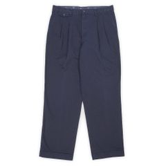 ドッカーズ DOCKERS 00s 2000年代 2タック チノトラウザー Levi's リーバイス傘下 旧タグ 定番 MADE IN USA アメリカ製 ヴィンテージ 古着 メンズ パンツ ネイビー / 紺 W34 L30【中古】