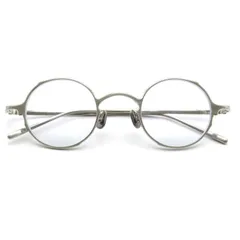 美品 I.ENOMOTO アイエノモト メガネフレーム IE025 度入り 日本製 ラウンド WP ブラッシュシルバー 65010037