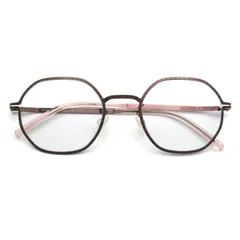 美品 MYKITA マイキータ サングラス AURI 度入り ドイツ製 アウリ ヘキサゴン 六角形 シートメタル 388 purple bronze 65010036