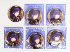 6個 はっぴーこれくしょんくじプロセカ バースデーギフトシリーズ2025 flower celebration 朝比奈まふゆ 箔押し缶バッジ G