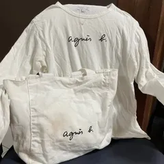 agnès b. ロゴ長袖Tシャツ＆BAG  訳あり