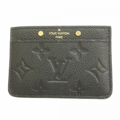 ★SALE【6ca0261-k】ルイヴィトン カードケース モノグラム・アンプラント ポルトカルトサーンプル M69171 ノワール【中古】レディース