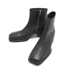 【中古品】glabella グラベラ スクエアトゥ ヒールブーツ GLBB-257 レザー ブーツ  シューズ 靴 【165-260318-rs-01-fur】