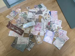 ヴィンテージ ダイアリーデコ ステッカー & マスキングテープ ミックス セット