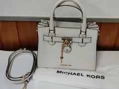 【2633H36】 汚れあり  MICHAEL KORS  マイケルコース ハミルトン サッチェル ハンドバッグ 中古