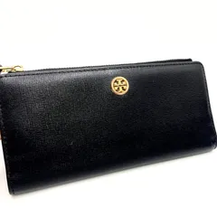 TORY BURCH トリーバーチ　財布　ウォレット　レザー　ブラック　二つ折り