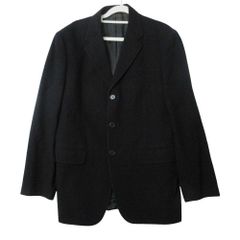 Paul Smith ポールスミス テーラード ジャケット 3B ブレザー 総裏地 ウール 上着 サイズL ダークネイビー メンズ 【中古】