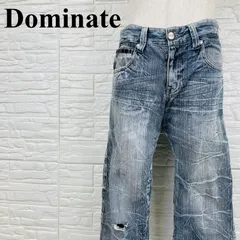 Dominate ドミネイト デニムパンツ ダメージ加工 ブルー 0363Kのサムネイル