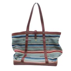 RALPH LAUREN RRL ラルフローレン トートバッグ ネイティブ柄 セラペ ハンドウーブン ジャカード織り ヴィンテージ加工 鞄 【中古】