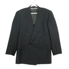 Christian Dior クリスチャンディオール モヘア混 ダブルブレスト テーラードジャケット アウター グレー AB5 M メンズ 【中古】