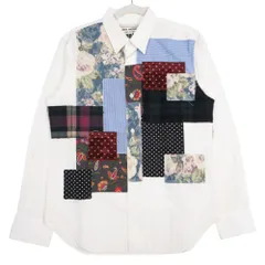 JUNYA WATANABE COMME des GARCONS ジュンヤワタナベ denim 19AW パッチワークシャツ 長袖 トップス XS XD-B003 メンズ 【中古】