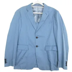 PRADA プラダ コットン ストレッチ テーラードジャケット 2B ライトブルー サイズ44 S 8D020 1IH0  メンズ 【中古】のサムネイル