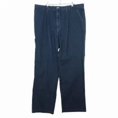 santafe サンタフェ 1タック デニムパンツ ジーンズ ボトムス バックロゴ刺しゅう インディゴブルー サイズ38 メンズ 【中古】のサムネイル