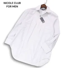 【希少! 初期★ 未使用】NICOLE CLUB FOR MEN ニコルクラブ フォーメン 通年★ 長袖 ストライプ シャツ Sz.S メンズ 日本製